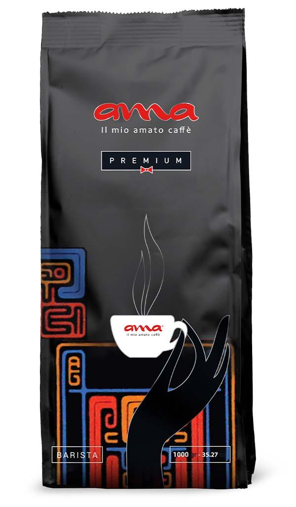 ama® Premium coffee beans 1000g – the ama® Barista line 1kg - ama cafe